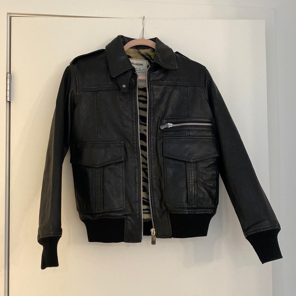 Zadig & Voltaire Luka Leather Jacket - Size M - NEW
